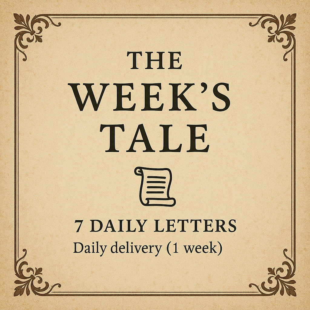 The Week’s Tale (7 daily letters)
