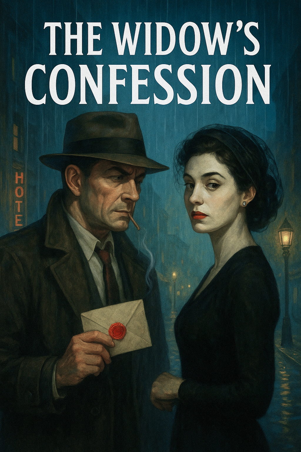 The Widow’s Confession / Detective Noir (48 Letters)