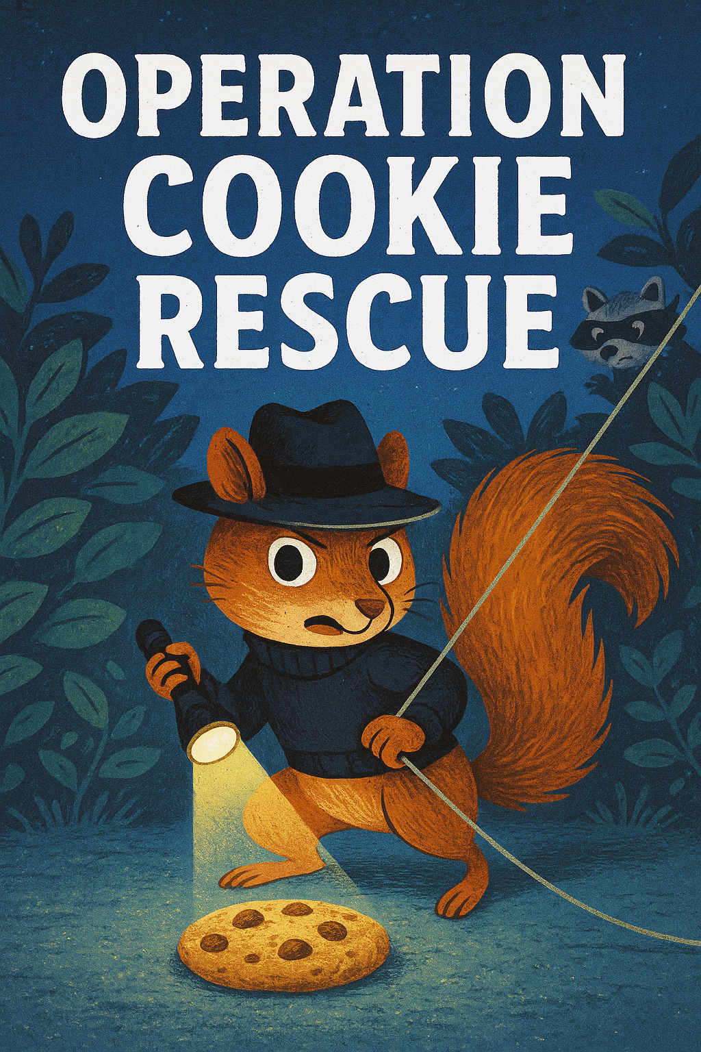 Operation Cookie Rescue / Spy Comedy Adventure (7 letters)