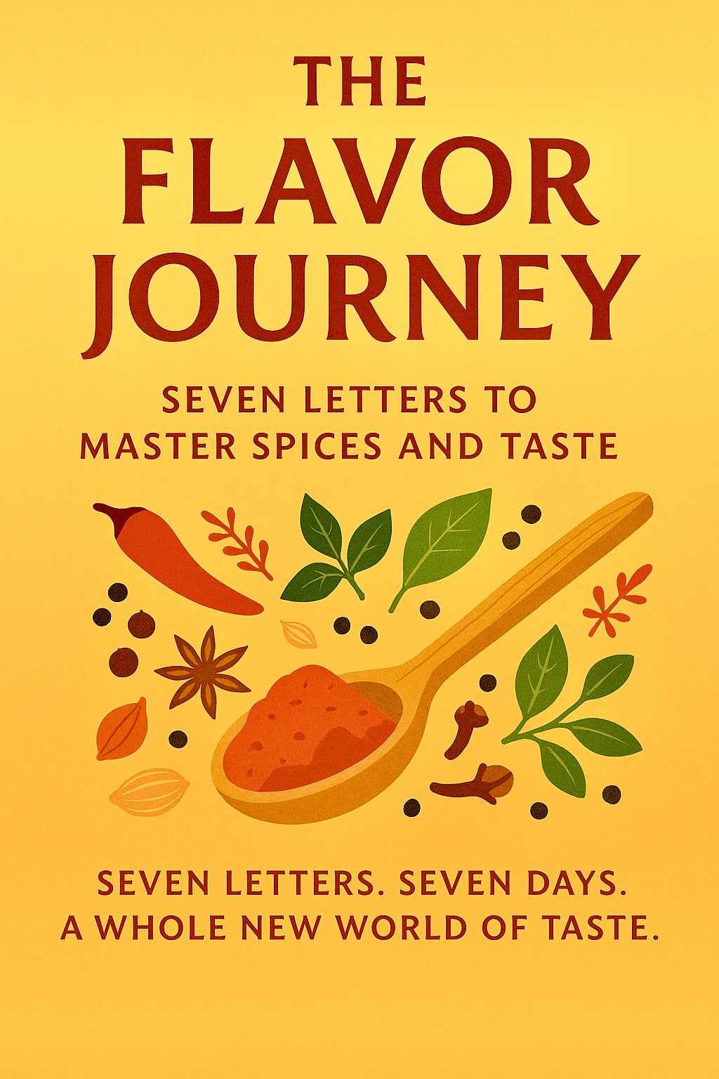 The Flavor Journey — Seven Letters to Master Spices and Taste
