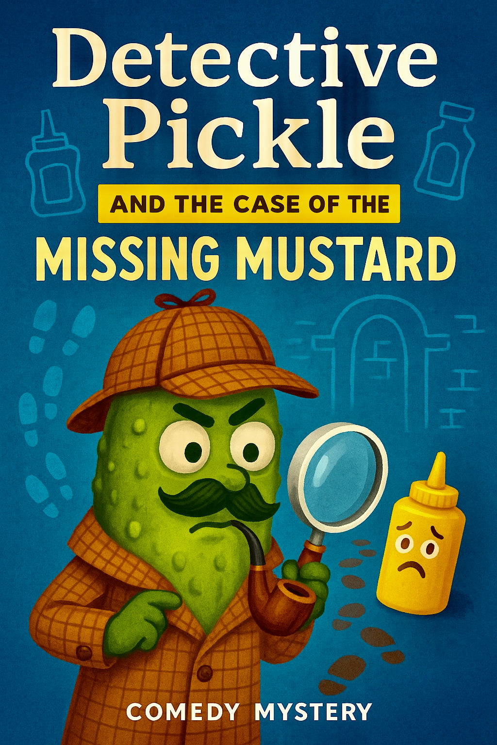 Detective Pickle and the Case of the Missing Mustard / Comedy Mystery (7 letters)