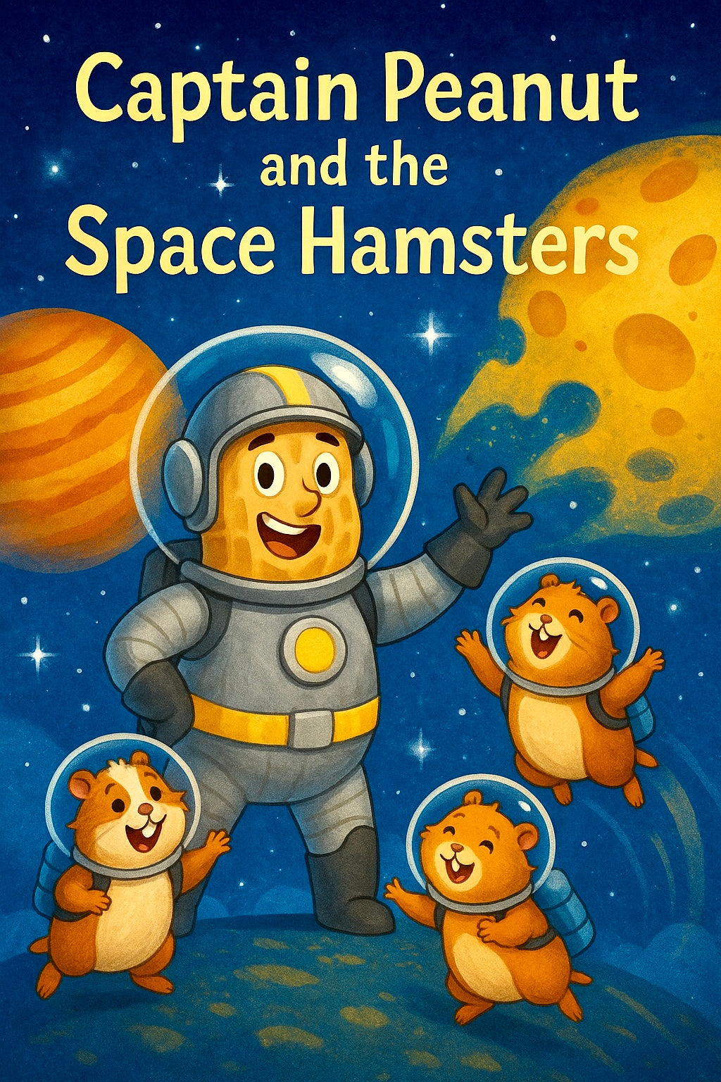 Captain Peanut and the Space Hamsters / Galactic Comedy (7 letters)
