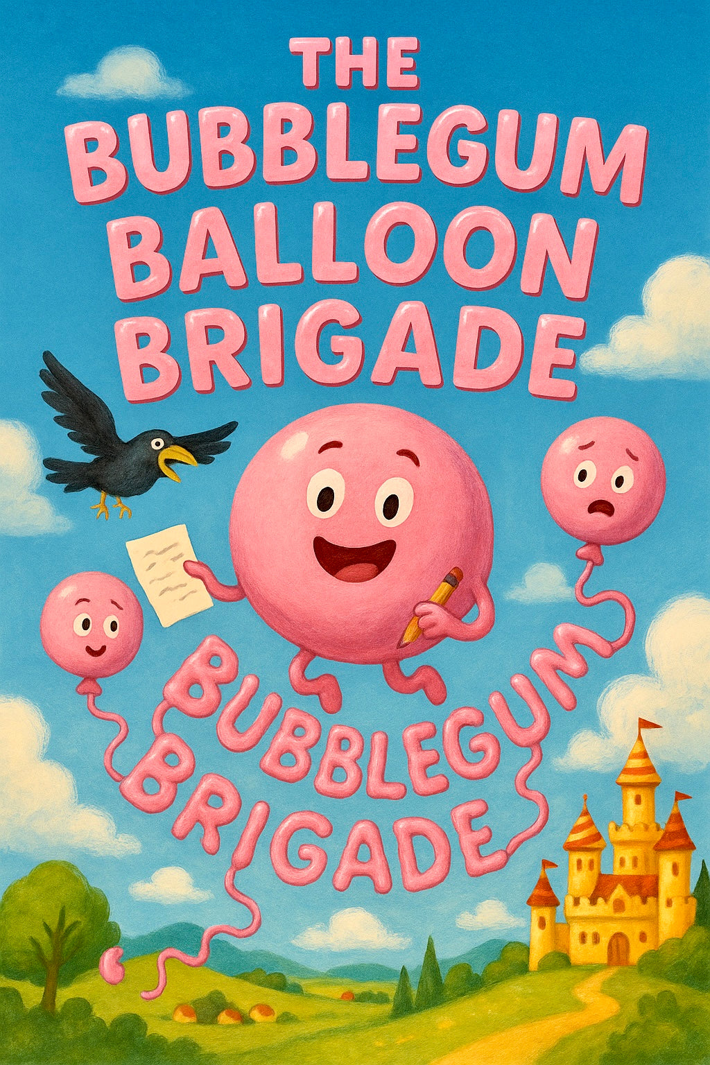 The Bubblegum Balloon Brigade / Candy Comedy (7 letters)