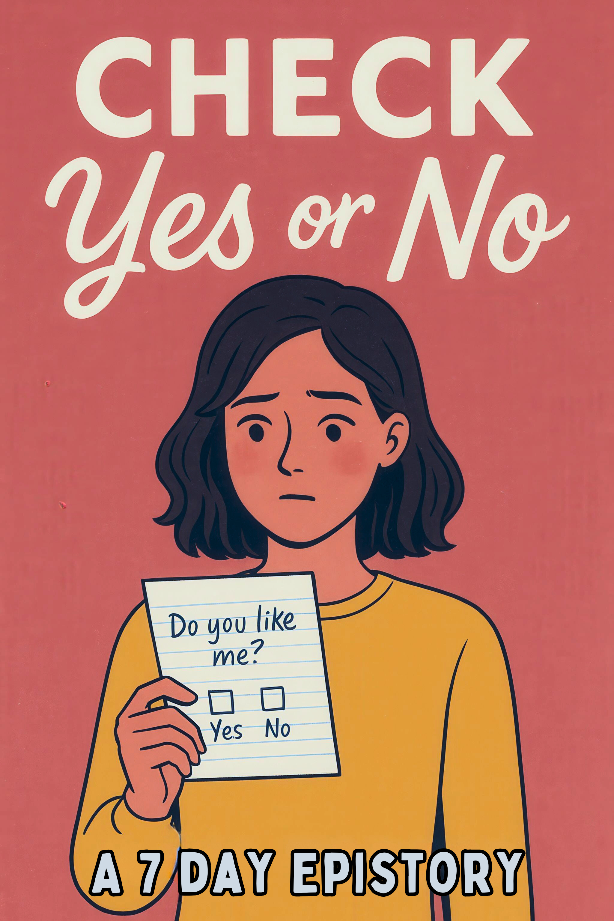 Check Yes or No / Young Adult Rom-Com (7 Letters)